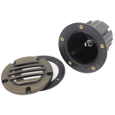 UNB06 Cast Brass 12V Low Voltage Round Grill LED In-Ground Well Light IP65 Waterproof
