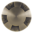 UNB07 Cast Brass 12V Low Voltage Round Multi-Directional LED In-ground Well Light IP65 Waterproof