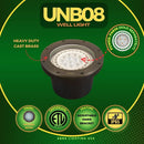 UNB08 Cast Brass 12V Low Voltage Commercial PAR36 LED In-ground Well Light IP65 Waterproof