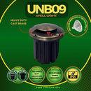 UNB09 Cast Brass Round Mono-Directional 12V Low Voltage LED In-ground Light