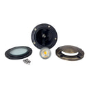 UNB09 Cast Brass Round Mono-Directional 12V Low Voltage LED In-ground Light