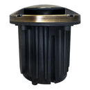 UNB09 Cast Brass Round Mono-Directional 12V Low Voltage LED In-ground Light