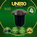 UNB10 Cast Brass Round Bi-Directional 12V Low Voltage LED In-ground Well Light