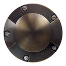 UNB10 Cast Brass Round Bi-Directional 12V Low Voltage LED In-ground Well Light