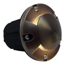 UNB10 Cast Brass Round Bi-Directional 12V Low Voltage LED In-ground Well Light