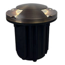 UNB10 Cast Brass Round Bi-Directional 12V Low Voltage LED In-ground Well Light