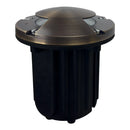 UNB10 Cast Brass Round Bi-Directional 12V Low Voltage LED In-ground Well Light