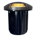 UNB11 Cast Brass Round Tri-Directional 12V Low Voltage LED In-ground Light