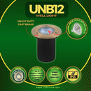 UNB12 Cast Brass 12V Low Voltage Round LED In-ground Well Light IP65 Waterproof