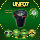 UNF07 Fiber Glass 12V Low Voltage Round LED In-ground Well Light IP65 Waterproof