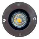 UNF07 Fiber Glass 12V Low Voltage Round LED In-ground Well Light IP65 Waterproof