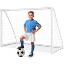 6 x 4 Feet Soccer Goal with Strong UPVC Frame by LJGDeals