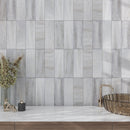 Gray 4x13 Matte Brick Porcelain Tile (31 pack, 12.034 sq ft/case)