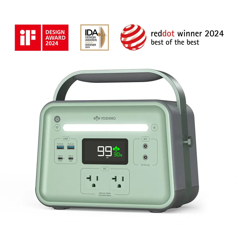Yoshino B330 Solid-State Portable Power Station - 330W | 241Wh, photo 6 of 10