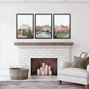 US National Park Wall Art. Zion, Sedona, Capitol Reef Torrey by Wall Art Set