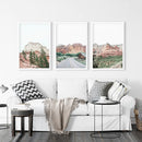 US National Park Wall Art. Zion, Sedona, Capitol Reef Torrey by Wall Art Set