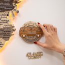 Travel Tracker 3D Wooden USA Map – Multicolor