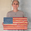 USA Pallet Wood Flags by Dennehey Design Co.