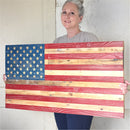 USA Pallet Wood Flags by Dennehey Design Co.
