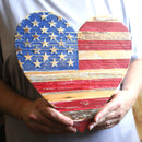 USA Pallet Wood Hearts by Dennehey Design Co.