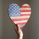 USA Pallet Wood Hearts by Dennehey Design Co.