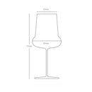 Ghost Zero Belly White Wine Glass