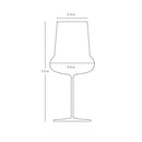 Ghost Zero Belly White Wine Glass by NUDE USA