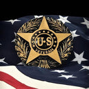 U.S. Veteran Grave Marker & Flag Holder with Aluminum Ground Spike - Made in USA by Flagman of America