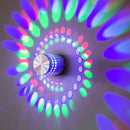 GobekUsa Aluminum Spiral LED Wall Lamp for Bedroom and Living Room