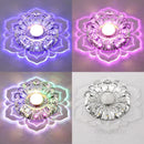 GobekUsa Crystal Flower Spotlight - LED Ceiling Light for Home Living Room Décor