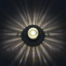 GobekUsa Crystal LED Flush Mount Ceiling Light for Modern Living Spaces