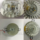 GobekUsa Crystal LED Flush Mount Ceiling Light for Modern Living Spaces