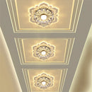 GobekUsa Crystal Flower Spotlight - LED Ceiling Light for Home Living Room Décor