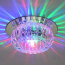 GobekUsa Crystal LED Flush Mount Ceiling Light for Modern Living Spaces