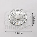 GobekUsa Crystal Flower Spotlight - LED Ceiling Light for Home Living Room Décor