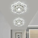 GobekUsa Crystal Flower Spotlight - LED Ceiling Light for Home Living Room Décor