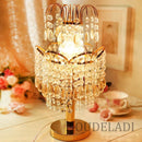GobekUsa Crystal Table Lamps: Elegant Living Room Princess Bedroom Decor