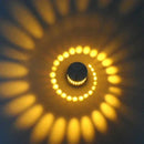 GobekUsa Aluminum Spiral LED Wall Lamp for Bedroom and Living Room