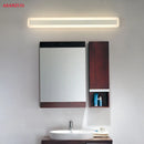 GobekUsa LED Bathroom Mirror Lights 40/52/80cm Modern Acrylic Wall Lamps for Aisle Corridor Decor