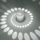 GobekUsa Aluminum Spiral LED Wall Lamp for Bedroom and Living Room