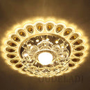 GobekUsa Crystal Glass LED Ceiling Spot Light for Home Decor