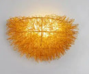 GobekUsa Bird's Nest LED Wall Lamp with 3D Birds Art - Decorative Novelty Wall Light