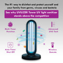 UVILIZER Tower - UV Light Sanitizer & Ultraviolet Lamp