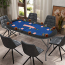 8 Players Texas Holdem Foldable Poker Table