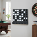 Wall-Mounted Connect 4 Game with Acrylic Discs