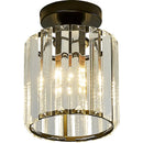 GobekUsa Crystal Ceiling Chandelier: Minimalist Luxury Lighting for Home, Hotel, Balcony, Corridor