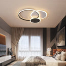 GobekUsa LED Chandelier with Remote for Living Room, Bedroom - Modern White Ceiling Lamp