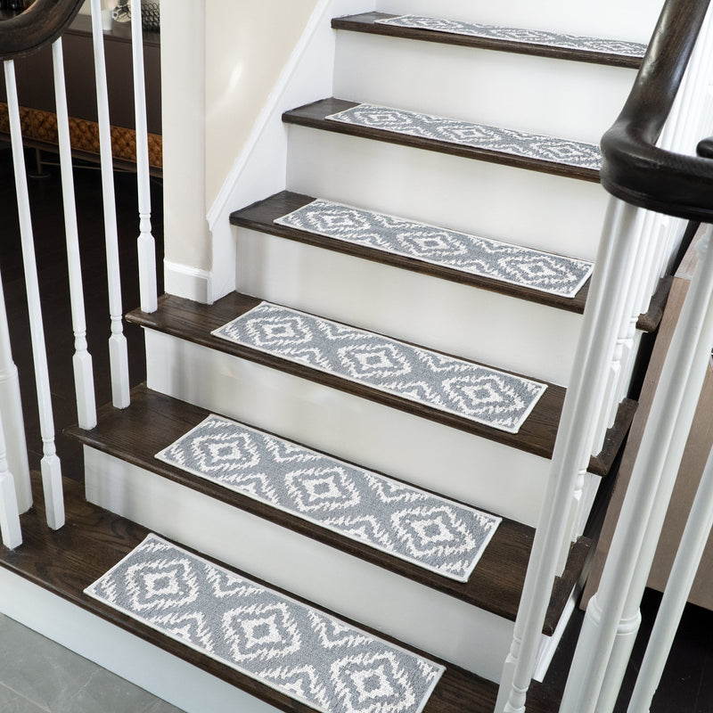 New Age Tetra One Color Design 9" X 28" Stair Treads