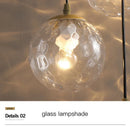 GobekUsa Glass Ball Chandelier Ceiling Pendant for Home Living Dining Room
