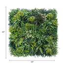 Lush Spring Artificial Vertical Garden Green Wall Panel 40×40in 11 SQ FT – UV Resistant – Commercial Grade